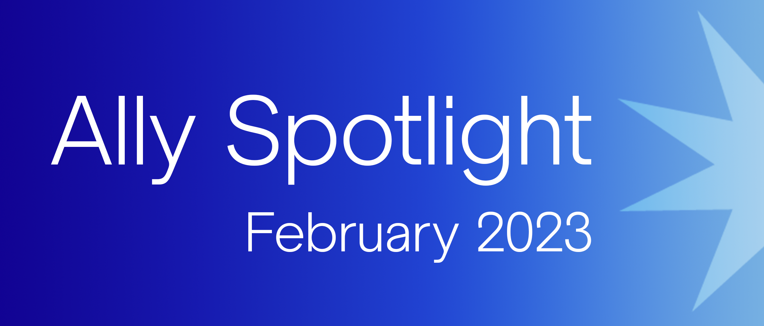 February ally spotlight