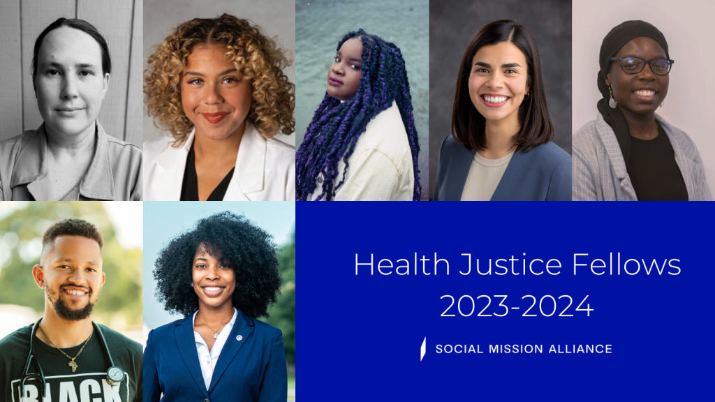 Headshots of the seven Health Justice Fellows 2023-2024